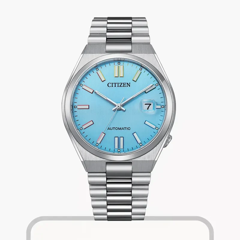 Citizen Tsuyosa Automatic Tiffany Blue Rainbow Hour Men’s Watch- NJ0151-53L